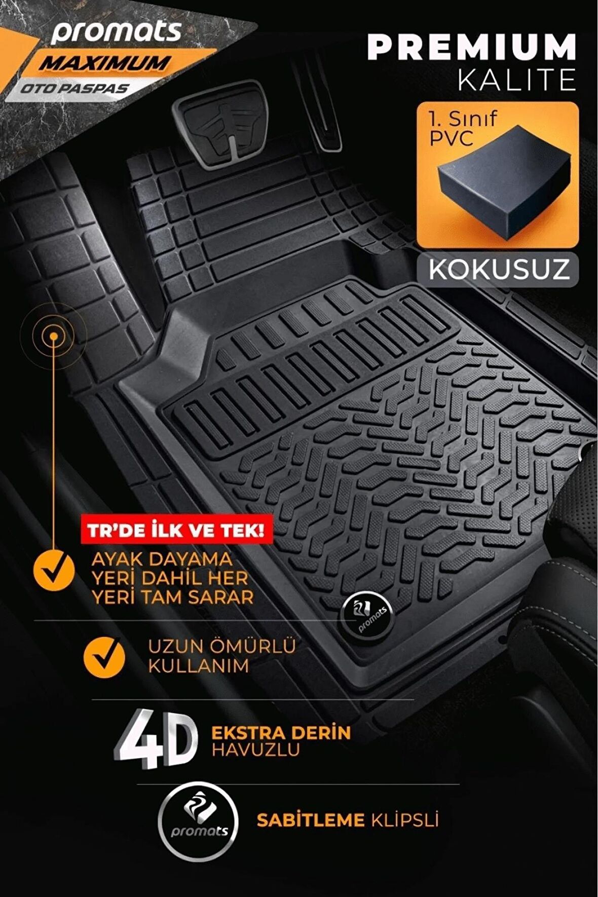 DACIA DUSTER 4X4 2018- 4D PASPAS ÜNİVERSAL